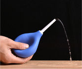 Mavi 224ml Ev Sağlığı Yumuşak Yeniden Kullanılabilir Kauçuk / Anal Duş İçin Silikon Lavman Ampulü