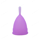 Silikon Bayan Adet Kupası OEM Özelleştirme Logo Renkli Katlanabilir Yeniden Kullanılabilir