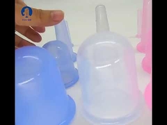 Yeniden Kullanılabilir 6.8*53/6*1.5cm Silikon Vakum Anti Selülit Çukurluğu Seti